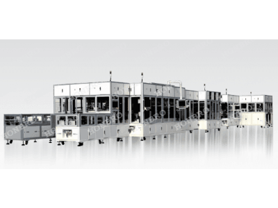 鴻寶科技 全自動鋁殼動力電池超聲波、激光焊接組裝線