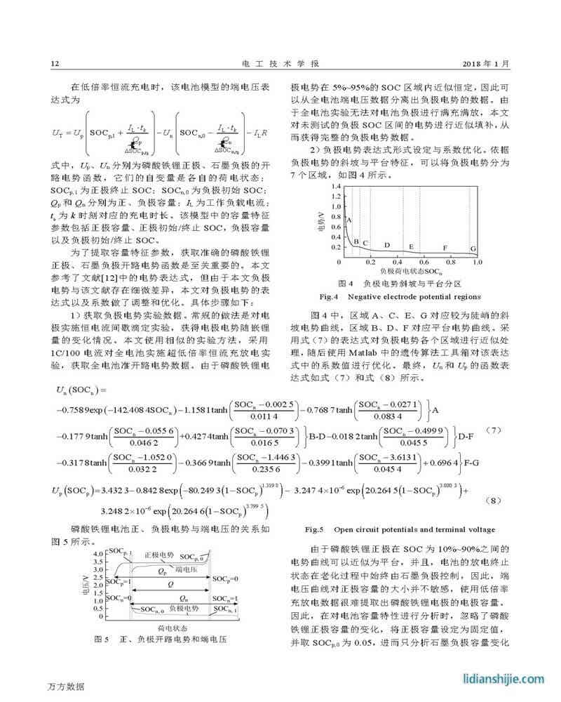 磷酸鐵鋰電池梯次利用健康特征參數(shù)提取方法