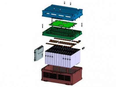 興能新材 鋰電池 鋁殼標準模塊