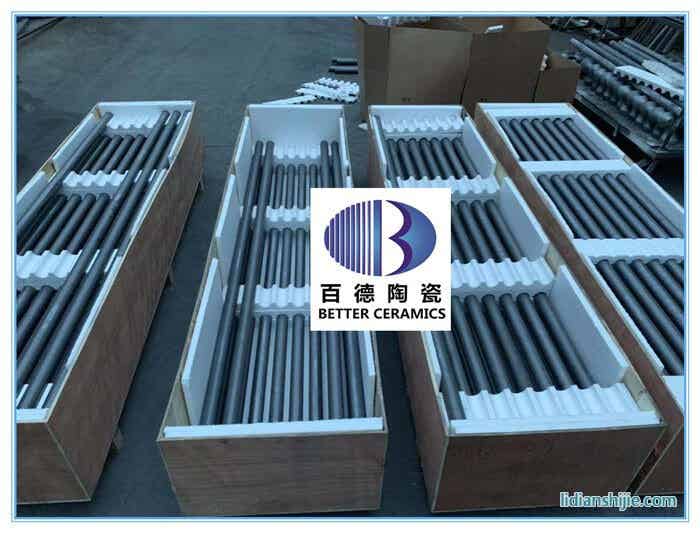 百德機(jī)械鋰電設(shè)備配件燒結(jié)爐碳化硅輥棒D40×27×2100