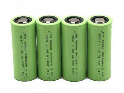 零點(diǎn)新能源 安全低溫動力26650鐵鋰電池