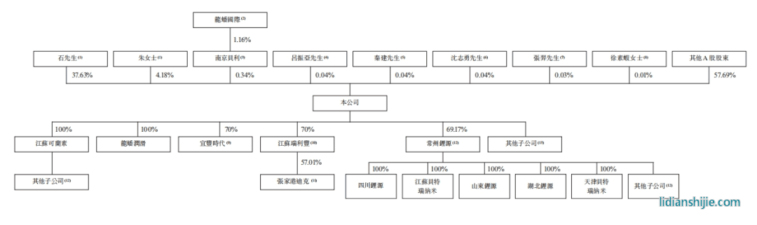 龍蟠科技股權(quán)結(jié)構(gòu)