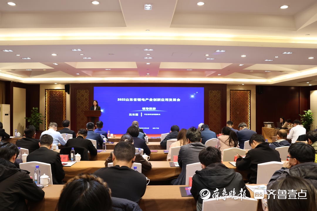 2025山東省鋰電產(chǎn)業(yè)創(chuàng)新應(yīng)用發(fā)展會議順利召開